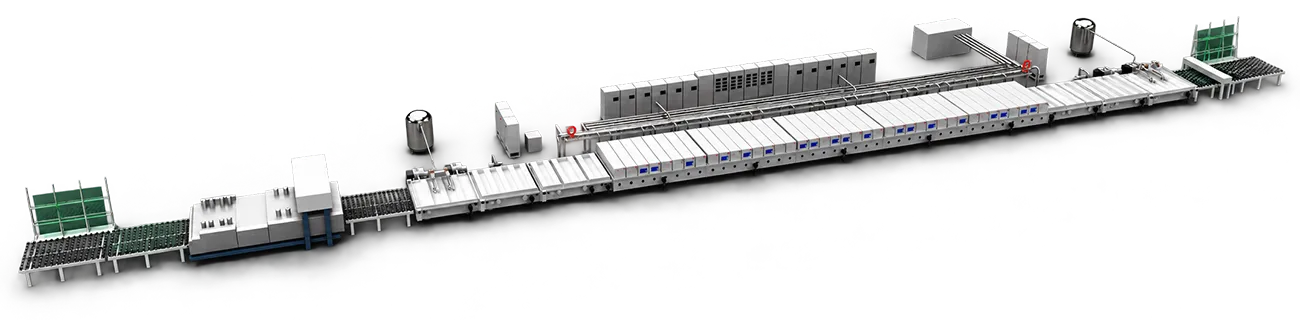 In-Line Low-E Glass Coating System